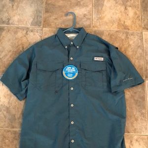 Columbia Omni Shade Fishing Short Sleeve Shirt